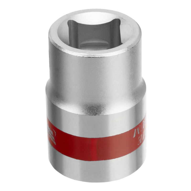 Головка торцевая 19мм 1/2" 6-гранная, CrV, под квадрат MATRIX 13119