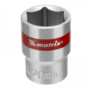 Головка торцевая 20мм, 6-гранная, CrV 13120