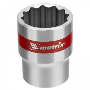 Головка торцевая 22мм 12-гранная Matrix 13692