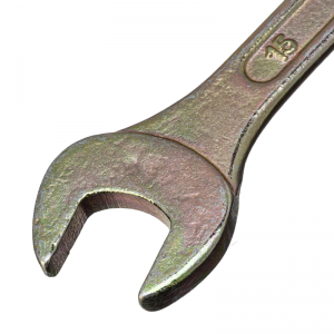 Ключ рожковый 14*15мм, желтый цинк СИБРТЕХ 14308