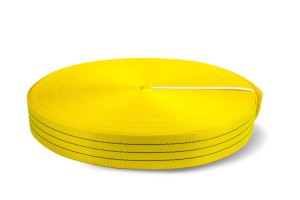 Лента текстильная TOR 6:1 75мм (желтая)