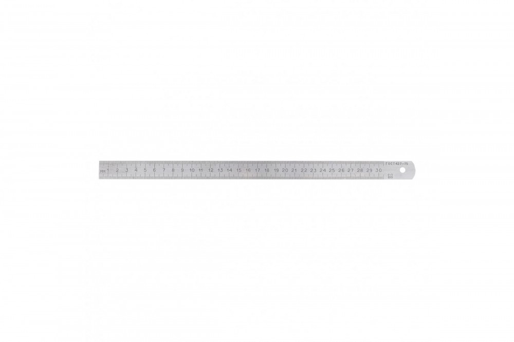 Линейка измерительная 300мм металлич 30561