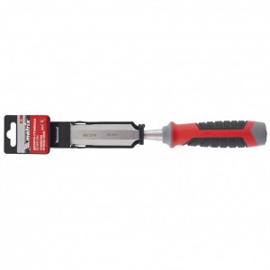 Долото-стамеска 26мм 60 CrV трехкомпонентная обрезиненная рукоятка MATRIX 24761