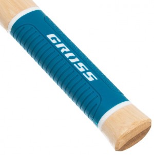 Молоток-гвоздодер 200гр 45° магнит обрезин рукоятка AMERICAN HICKORY GROSS 10414