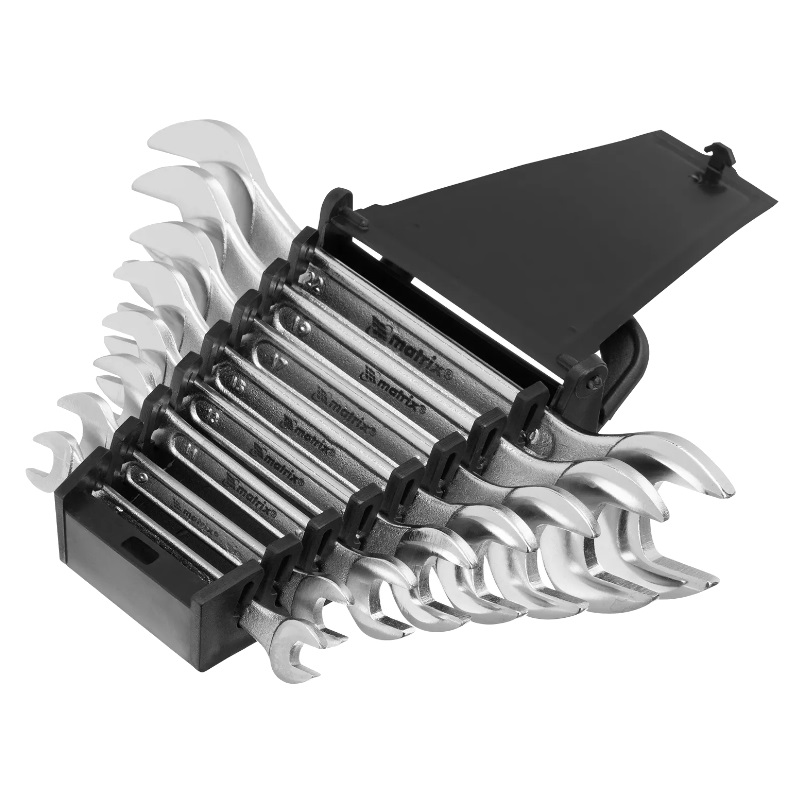 Набор ключей рожковых 6*22 мм (8шт., хром) Matrix 15276