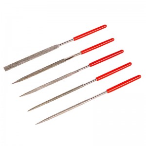 Набор надфилей алмазных 140*70*3, 5шт. Matrix 15833