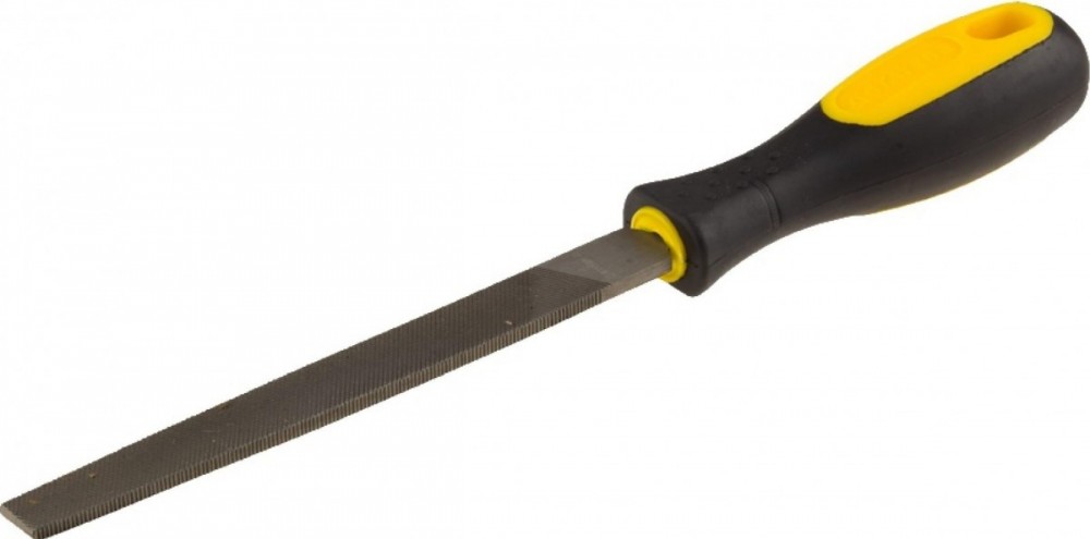 Напильник 200мм плоский №2 двухкомп. ручка STAYER PROFI 16601-20-2