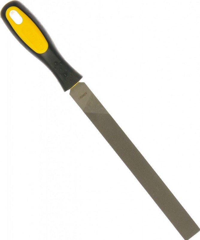 Напильник 200мм плоский №2 двухкомп. ручка STAYER PROFI 16601-20-2