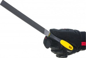 Напильник 200мм плоский №2 двухкомп. ручка STAYER PROFI 16601-20-2