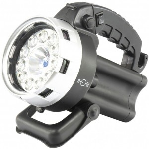 Фонарик акк.,галоген 25W,11 светод. Stern 90532