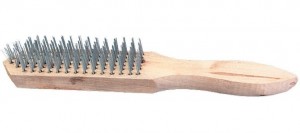 Щетка 3-рядная с деревянной ручкой SPARTA 748205