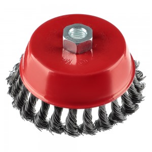 Корщетка для УШМ 125мм чашка, витая Ермак 656-046