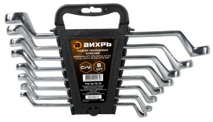 Набор ключей накид 6-22 (8 шт) Вихрь 73/6/5/2