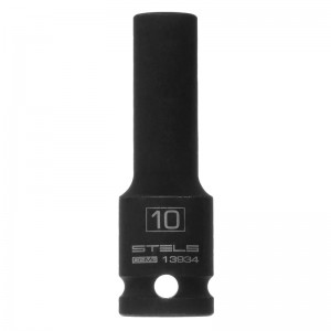 Головка торцевая ударная удлиненная 10мм 1/2" 6-гр CrMo Stels 13934