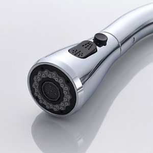 Смеситель для кухни с выдвижной лейкой LEDEME L6155