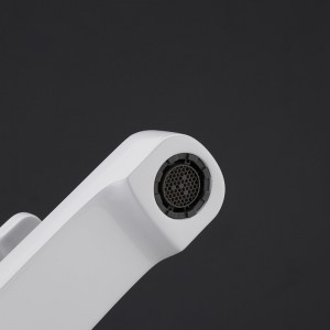 Смеситель для раковины ф35 белый хром GAPPO G1002-8