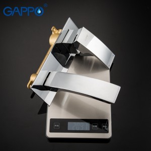 Смеситель GAPPO д/раковины встраеваемый хром G1007-2