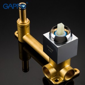 Смеситель GAPPO д/раковины встраеваемый хром G1007-2