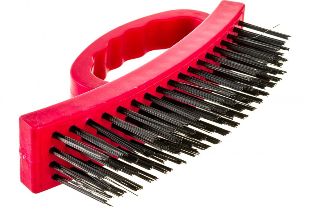 Щетка 4-рядная пластиковая с рукояткой СИБРТЕХ 74818