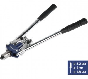 Заклепочник TUNDRA comfort 3,2-4-4,8, 430ммусиленные заклепки