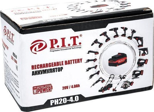 Аккумулятор P.I.T PH20-4,0 (Li-Ion 20В 4Ач)
