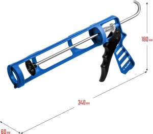Пистолет д/герметика 310мл скелет антикапля ЗУБР ПРОФ 06632