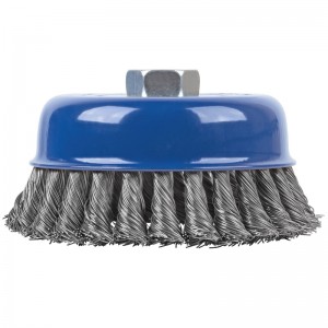 Корщетка для УШМ 125мм чашка, витая Cutop Profi 82-523