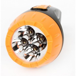 Фонарь акк LED3804 черн/жел 220В ULTRAFLASH 9215