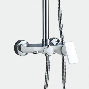 Душ. система со смес. и троп. душем белая LEDEME L2421W