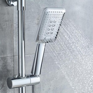 Душ. система со смес. и троп. душем белая LEDEME L2421W