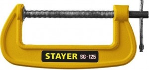 Струбцина SG-125 тип G 125мм STAYER 3215-125