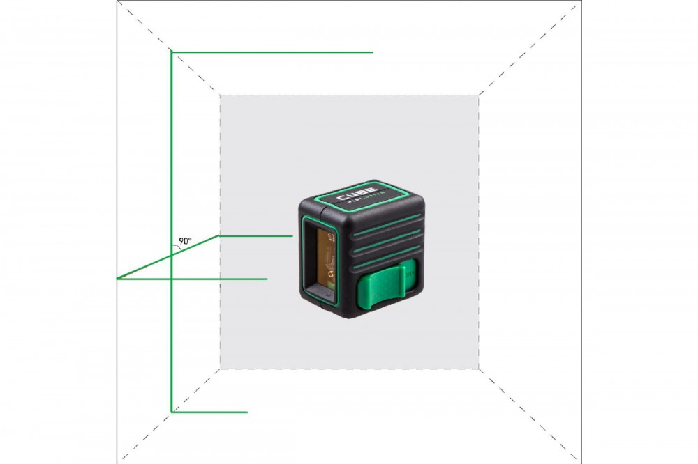 Построитель лазерных плоскостей (лазерный уровень) ADA Cube MINI Green Basic EditionA00496