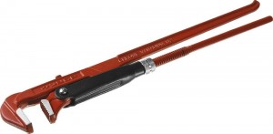 Ключ трубно-рычажный №2 1,5" прямые губки ЗУБР 27314-2