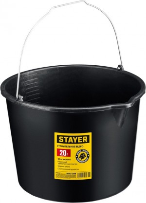 Ведро строительное 20л пластмассовое STAYER 06083-20_z01