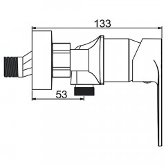 Смеситель для душа GERHANS K12023
