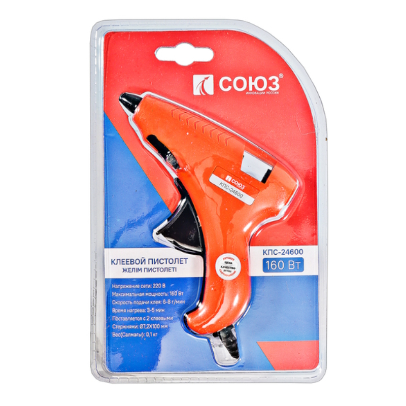 Пистолет клеевой Союз КПС-24600