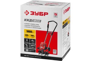 Электрокультиватор ЗУБР ККД-1800 1800Вт
