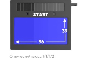 Маска свар (черн глянец) Хамелеон с АСФ605 START-MASTER 51ST605 (Беларусь)