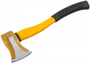 Колун 1000г кованый ушастый, фиберглас. рукоятка FIT 46154