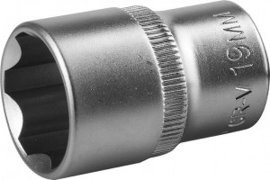 Головка торцевая 1/2"-19мм ЗУБР 27725-19