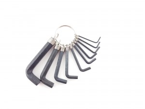 Набор ключей HEX (шестигранных) на кольце HEX 1,5-10мм (10шт.) Практик 65000