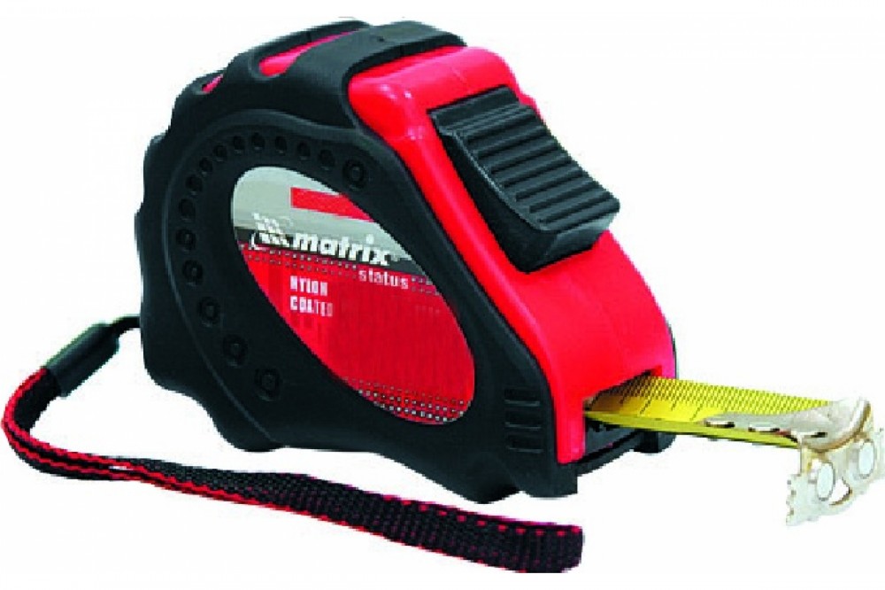 Рулетка 7,5*25 мм Status autostop magnet MATRIX 31009