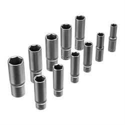 Набор инструментов 172 предмета 1/2", 3/8", 1/4", кейс Сибртех 14171