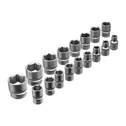 Набор инструментов 172 предмета 1/2", 3/8", 1/4", кейс Сибртех 14171