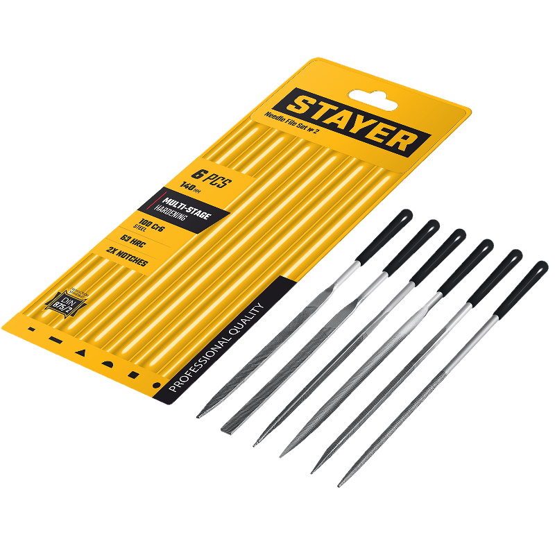 Набор надфилей 140мм (6шт.) STAYER 1603-10-H6_z01