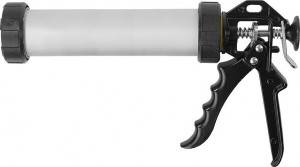 Пистолет для герметика 600мл закрытый, алюм корпус STAYER 0673-60