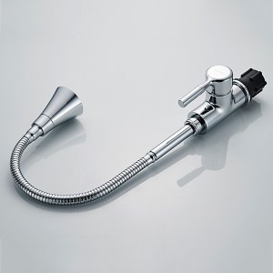 Смеситель для кухни с гибким изливом и гайкой LEDEME L4199