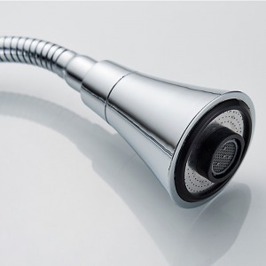 Смеситель для кухни с гибким изливом и гайкой LEDEME L4199