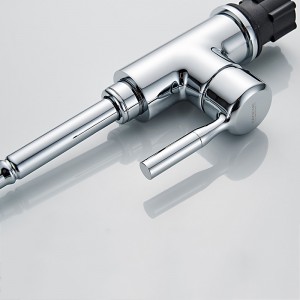 Смеситель для кухни с гибким изливом и гайкой LEDEME L4199