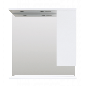 Зеркало Кода 80 Лайт Белый глянец, МДФ У57596